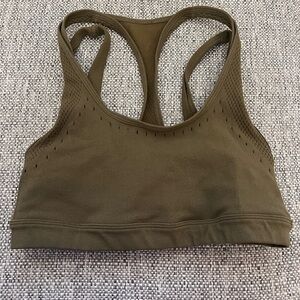 Olive Green Sports Bra fabletics